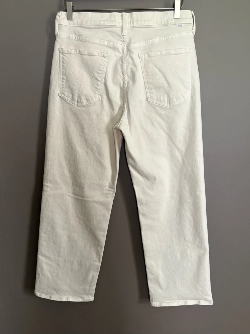 MOTHER The Rambler High-Rise Zip Ankle Jeans